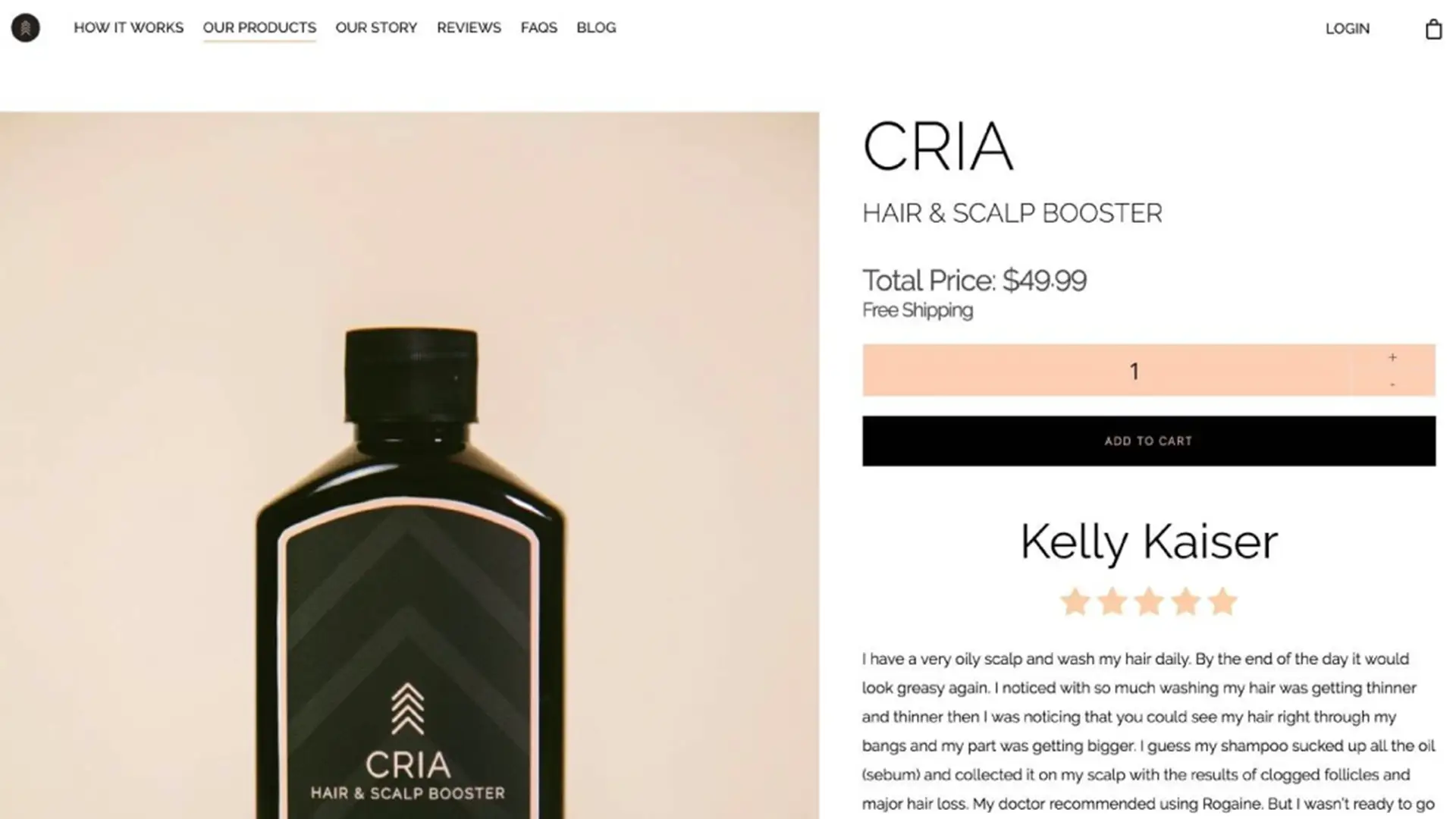 LPC CRIA eCommerce eCommerce design for CRIA.