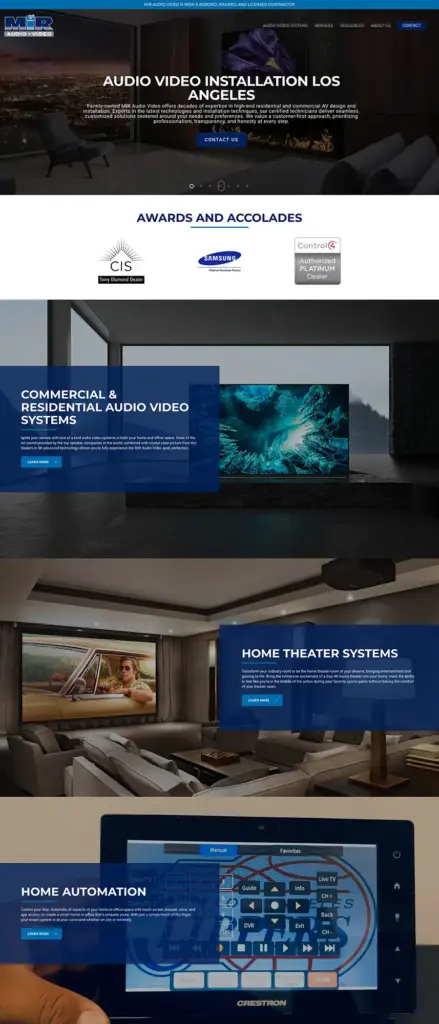 LPC MIR Home A screenshot displaying an example of WordPress UX .