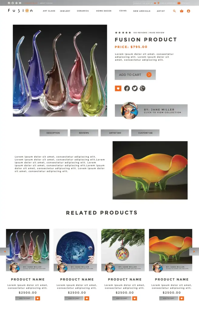 LPC Fusion Art Glass Product