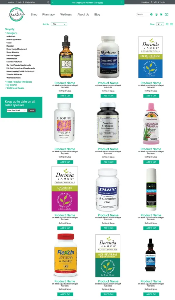 LPC Martins Wellness Products