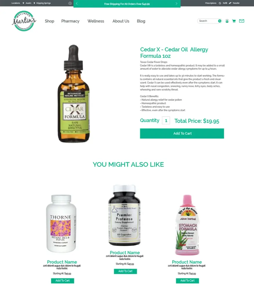 LPC Martins Wellness Single Product